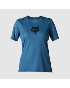 Fox racing w's ranger ss jersey fox head dark slate maglia