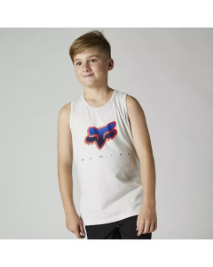 Fox racing youth rkane head tank light grey 2022