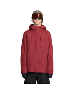 Volcom Dua insulated 2l gore-tex jacket burnt red giacca snowboard 2026