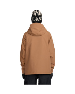 Volcom 2836 insulated jacket terra brown giacca snowboard 20k 2026