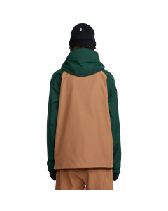 Volcom dua 2l gore-tex jacket terra brown giacca snowboard 2026