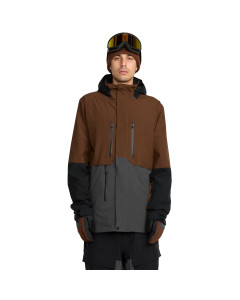 Volcom Rnge stretch 30k jacket brown giacca snowboard 2026