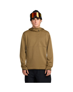 Volcom gridlock hoodie bronze second layer pile 2026