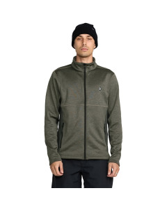 Volcom snowbound fleece zip up sweatshirt military pile tecnico 2026