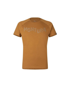 Montura karok t-shirt caramel delavé