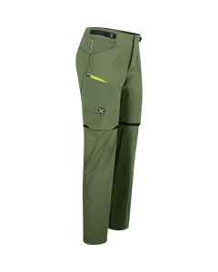 Montura altai zip off pants verde salvia sunny lime pantalone bermuda