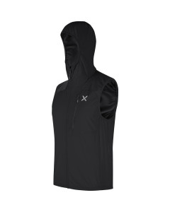 Montura rise hooded vest black gilet antivento idrorepellente