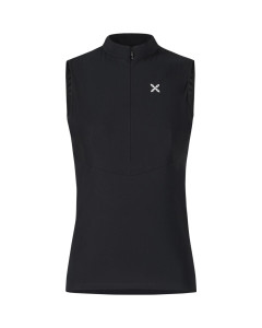 Montura sensi zip canotta woman black maglia trekking