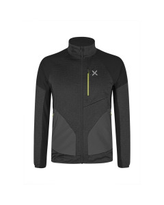 Montura thermal grid 2 maglia black verde lime pile tecnico