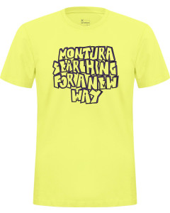 Montura knots t-shirt sunny lime maglia