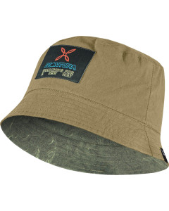 Montura reversible bucket desert beige sunny lime cappellino