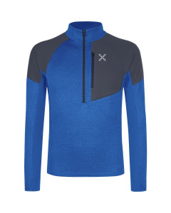 Montura thermal grid 2 anorak bright blue graphite blue pile