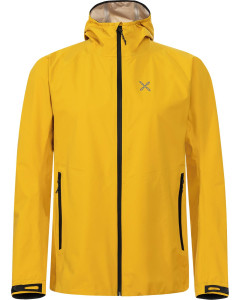 Montura shelter jacket mustard giacca impermeabile traspirane ecosostenibile