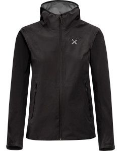 Montura shelter jacket woman black giacca donna impermeabile traspirane ecosostenibile