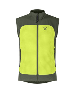 Montura seed vest verde salvia sunny lime gilet antivento idrorepellente
