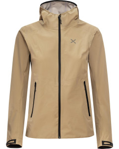 Montura shelter jacket woman desert beige giacca donna impermeabile traspirane ecosostenibile