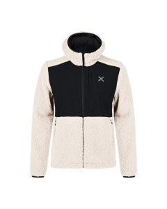 Montura sherpa ripstop hooded maglia panna giacca pile