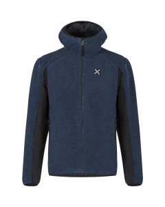 Montura sherpa maglia graphite blue giacca pile