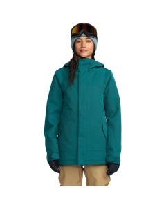 Volcom w's stoney shadow 15k insulated jacket atlantic deep giacca snowboard donna 2026