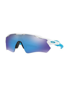 Oakley radar ev path polished white  prizm sapphire