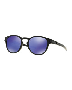 Oakley latch matte black violet iridium