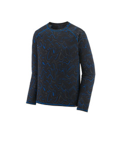 Patagonia m's capilene midweight endless blue maglia first layer
