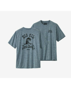 Patagonia capilene cool daily graphic shirt sludge swell abalone blue