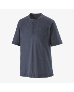 Patagonia m's capilene cool trail bike henley shirt classic navy