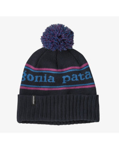 Patagonia powder town beanie park stripe pitch blue