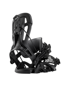 Flow fuse hybrid black attacchi snowboard