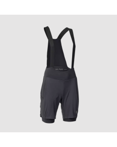 Fox racing w's flexair ascent cargo bib black salopette donna gravel mtb