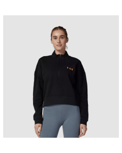 Fox felpa w's magnetic fleece zip black donna 2025