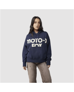 Fox felpa w's moto-x oversized fleece pullover midnight 2025 