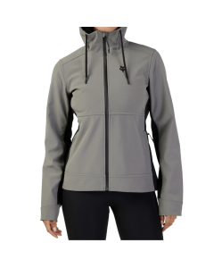 Fox racing w pit softshell jacket pewter giacca donna mtb