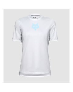 Fox racing w ranger ss jersey fox head pale blue 2025 maglia donna mtb