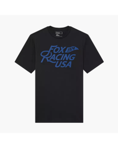 Fox racing t-shirt flag premium tee black 2025