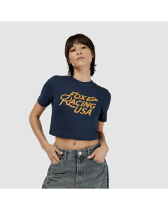 Fox racing w fox usa baby tee t-shirt donna 2025