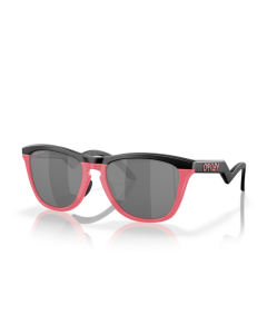Oakley frogskins hybrid matte black fluo pink prizm black occhiali da sole