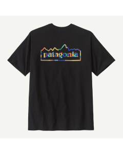 Patagonia m's unity fitz responibili-tee ink black t-shirt maglietta