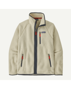 Patagonia m's retro pile fleece jacket pelican smolder blue pile