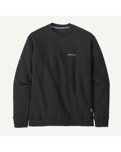 Patagonia fitz roy icon uprisal crew sweatshirt ink black felpa unisex