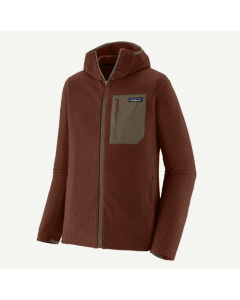 Patagonia m's R1 air fleece full zip hoody dried vanilla pile tecnico