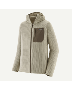 Patagonia m's R1 air fleece full zip hoody pelican pile tecnico
