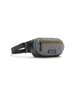 Patagonia terravia mini hip pack patchwork noble grey 1l marsupio