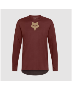 Fox racing ranger ls jersey fox head rust maglia MTB