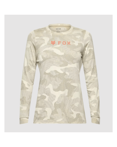Fox racing w's ranger trudri jersey ls cream maglia maniche lunghe donna mtb