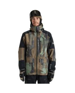 Quiksilver highline pro 3l gore-tex jacket bloomfade dark ivy 2026 giacca snowboard
