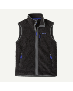 Patagonia m's retro pile vest black forge grey giacca smanicato
