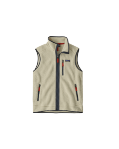 Patagonia m's retro pile vest pelican smolder blue giacca smanicato