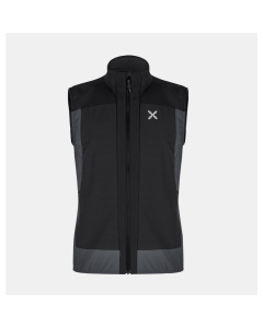 Montura dolomiti wind vest black antracite giacca antivento smanicato gilet idrorepellente